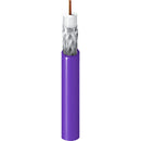 Belden 1695A RG6 Plenum SDI/HDTV Coaxial Cable (Violet, 1000')