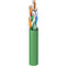 Belden Category 6+ Enhanced Cable (350 MHz, 1000', Green)
