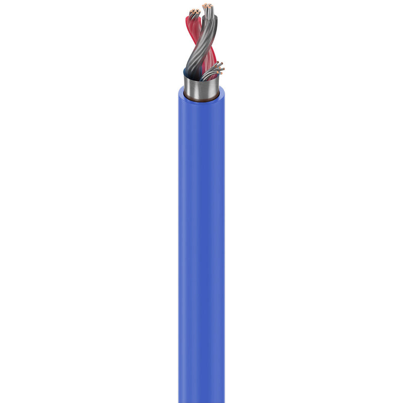 Belden Line Level 1-Pair Tinned Copper Indoor Audio Cable (Blue, 1000')