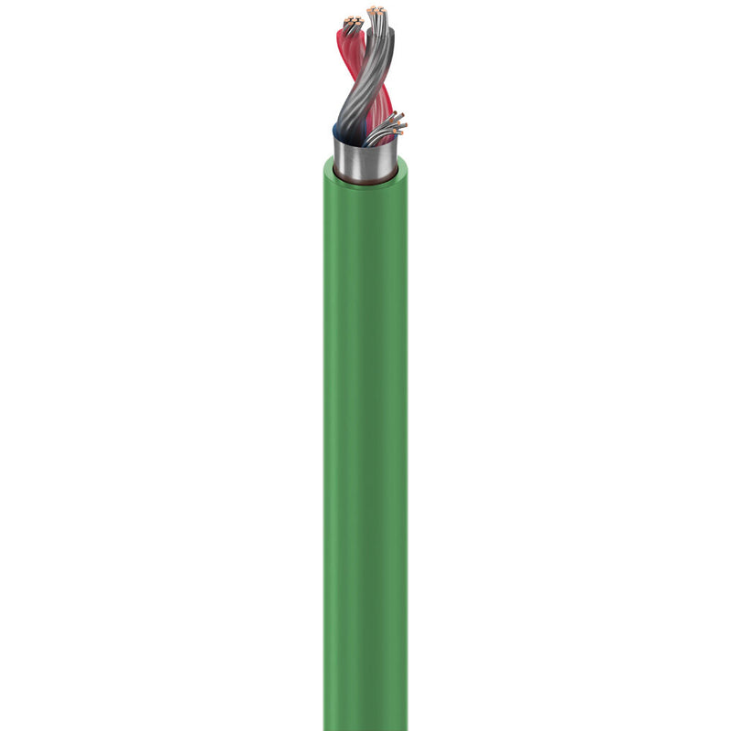 Belden Line Level 1-Pair Tinned Copper Indoor Audio Cable (Green, 1000')