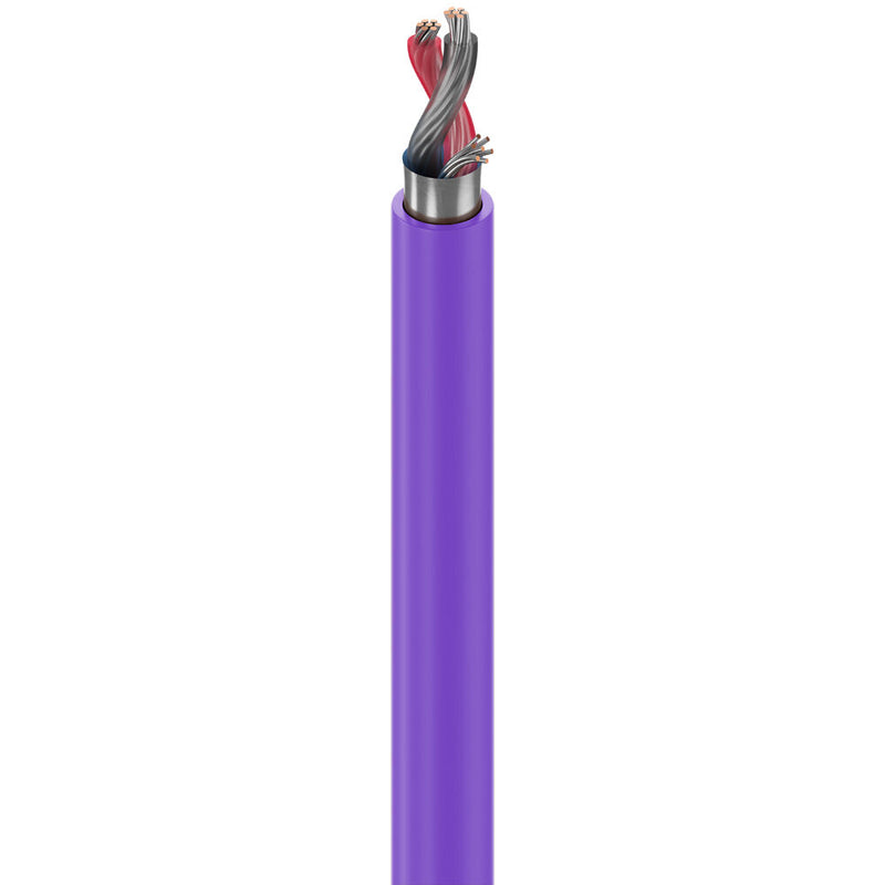 Belden Line Level 1-Pair Tinned Copper Indoor Audio Cable (Violet, 1000')
