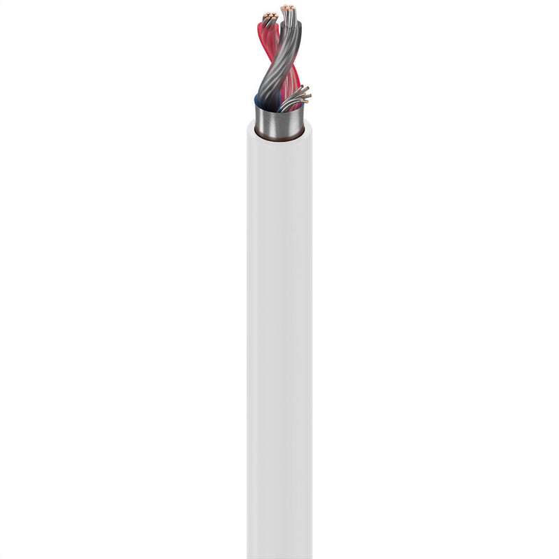Belden Line Level 1-Pair Tinned Copper Indoor Audio Cable (White, 1000')