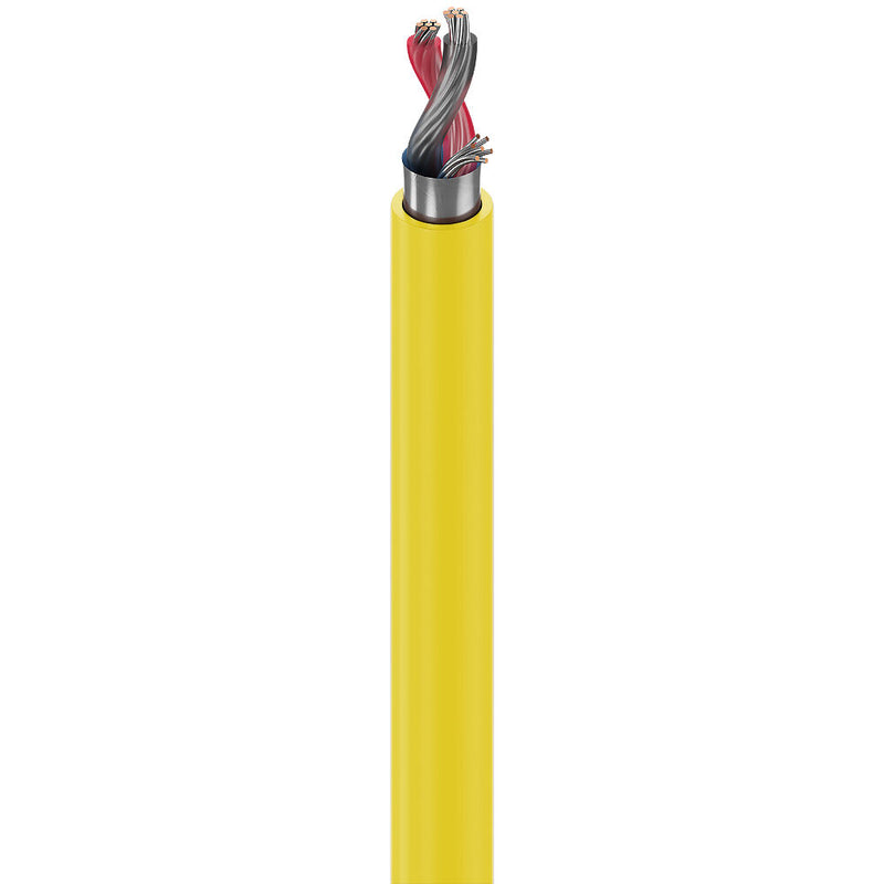 Belden Line Level 1-Pair Tinned Copper Indoor Audio Cable (Yellow, 1000')