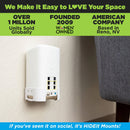 HIDEit Mounts Xfinity XB8 Gateway Modem Mount (White)