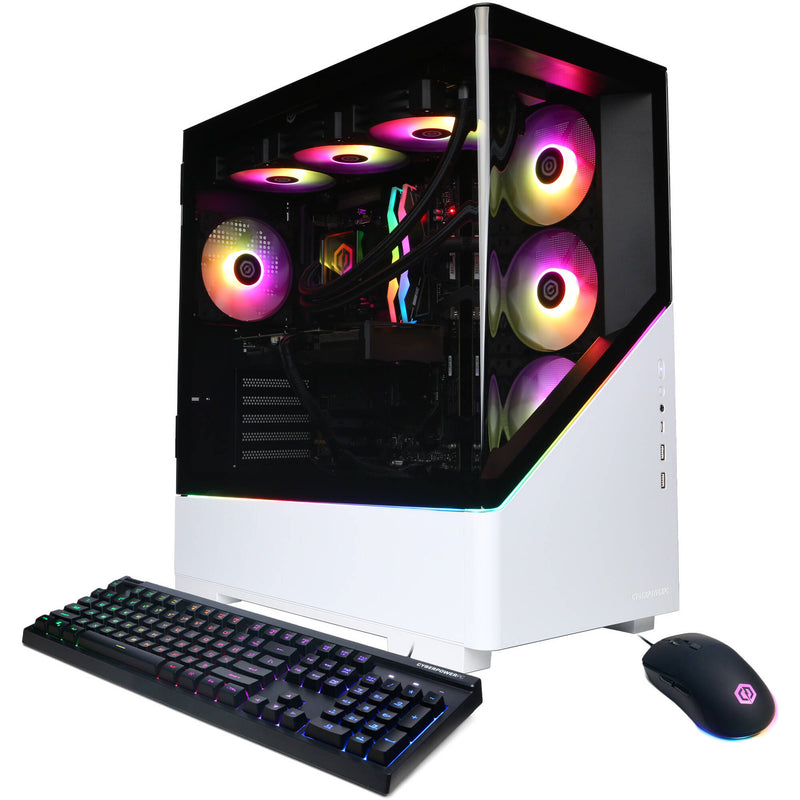 CyberPowerPC Gamer Supreme Liquid Cool Desktop Computer (White)