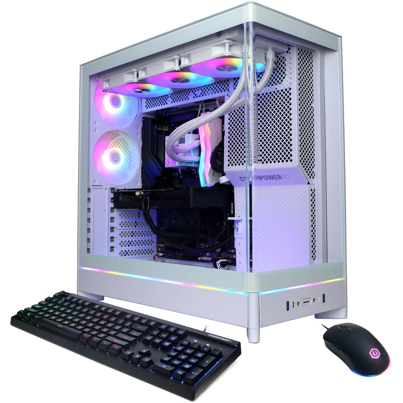 CyberPowerPC Gamer Supreme Liquid Cool Desktop Computer (White)