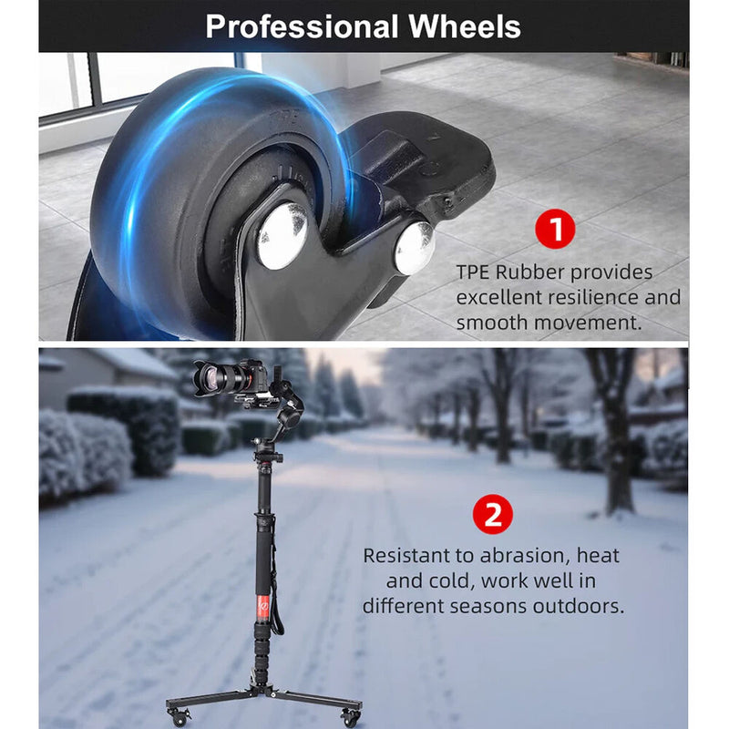 Sunwayfoto T1A20R Monopod Dolly