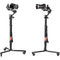 Sunwayfoto T1A20R Dolly with M3650C 5-Section Carbon Fiber Monopod