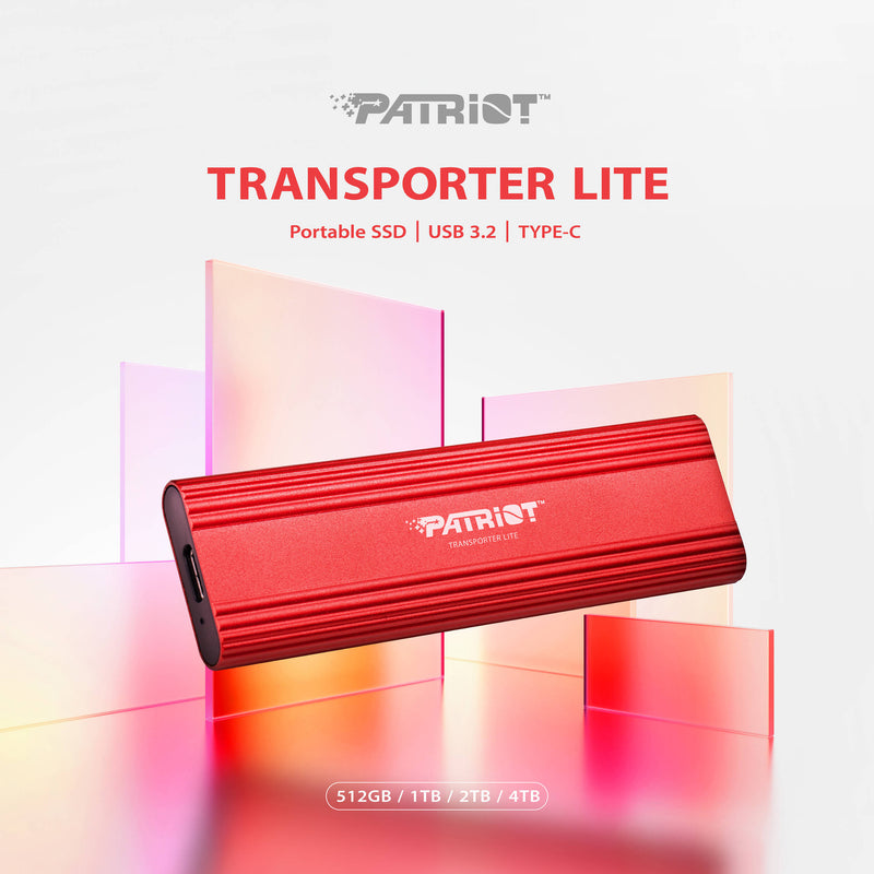 Patriot 2TB Transporter Lite USB 3.2 Gen 2 Portable SSD