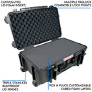 DCB Cases Element 5434F Wheeled Utility Case&nbsp;with Foam