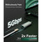 Plugable 5 Gigabit Ethernet to USB-C 3.2 Gen 2 Adapter