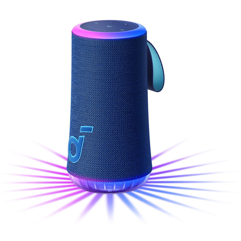 Soundcore by Anker Glow Portable Wireless Speaker with Light Show (Blue)