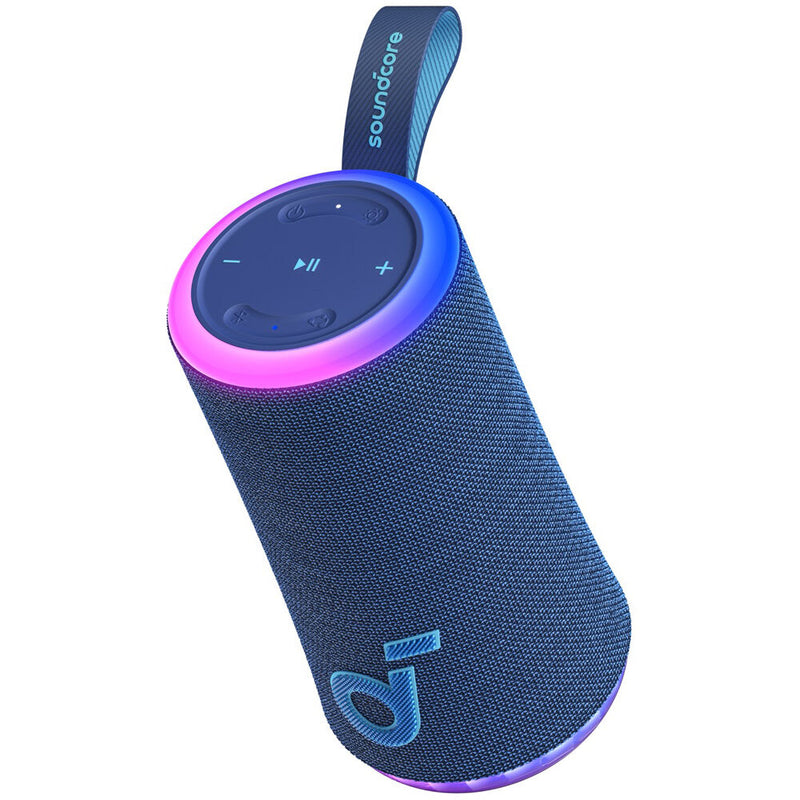 Soundcore by Anker Glow Portable Wireless Speaker with Light Show (Blue)