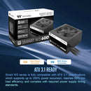 Thermaltake Smart W3 600W 80 PLUS Power Supply (Black)