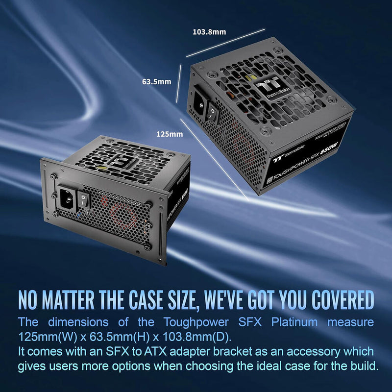Thermaltake Toughpower SFX 850W 80 PLUS Platinum Power Supply