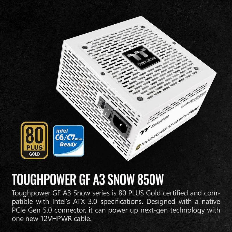 Thermaltake Toughpower GF A3 Snow 850W 80 PLUS Gold Power Supply