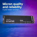 Crucial 1TB P510 PCIe 5.0 M.2 Internal SSD