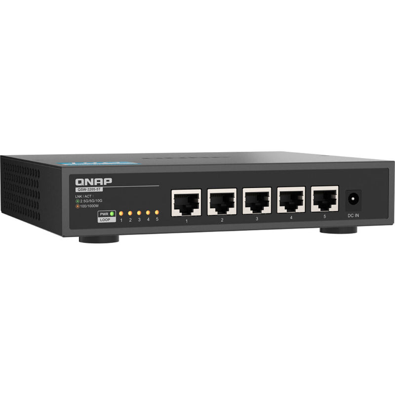 QNAP QSW-3205-5T 5-Port 10G Unmanaged Network Switch