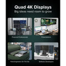 Plugable USB-C Quad 4K HDMI Graphics Adapter