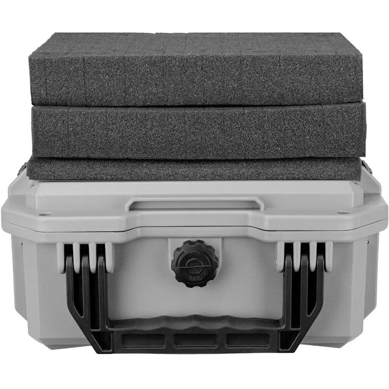 Eylar 11.8" Intact Stacker Compact Hard Case with Foam (Gray)