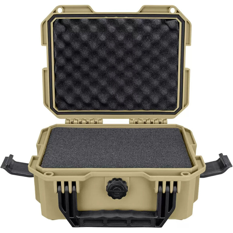 Eylar 11.8" Intact Stacker Compact Hard Case with Foam (Tan)