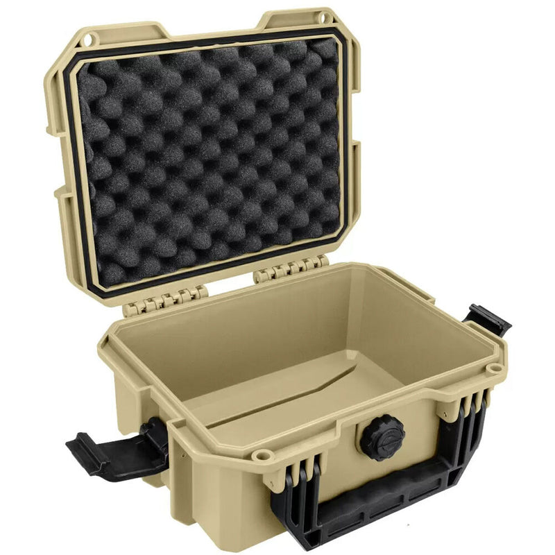 Eylar 11.8" Intact Stacker Compact Hard Case with Foam (Tan)