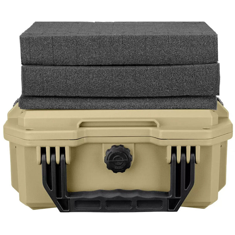 Eylar 11.8" Intact Stacker Compact Hard Case with Foam (Tan)