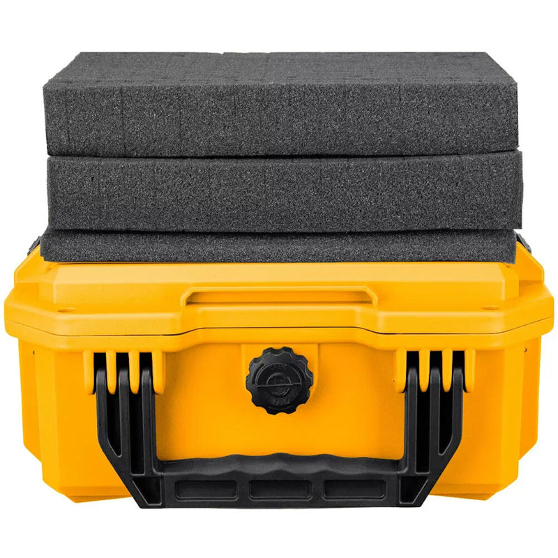 Eylar 11.8" Intact Stacker Compact Hard Case with Foam (Yellow)