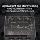 CME MIDI Thru5 WC 1-In / 5-Out MIDI Thru/Split Box with Optional Bluetooth MIDI