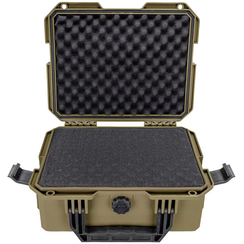 Eylar 13.8" Intact Stacker Compact Hard Case with Foam (Green)