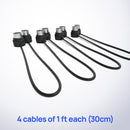 CME Low-Profile 5-Pin DIN MIDI Cable (4-Pack, 3')