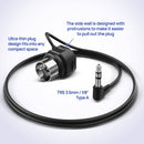 CME Low-Profile Right-Angle Type A 3.5mm TRS MIDI Cable (1', 4-Pack)