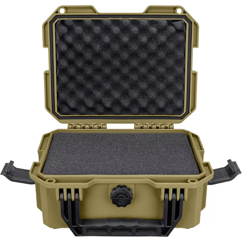 Eylar 11.8" Intact Stacker Compact Hard Case with Foam (Green)