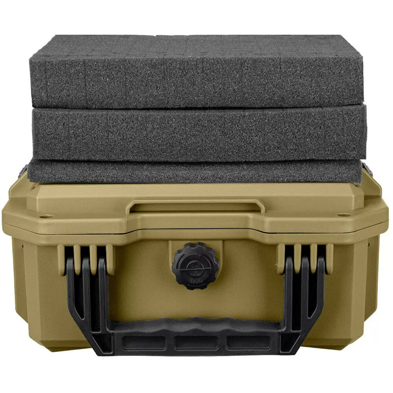Eylar 11.8" Intact Stacker Compact Hard Case with Foam (Green)