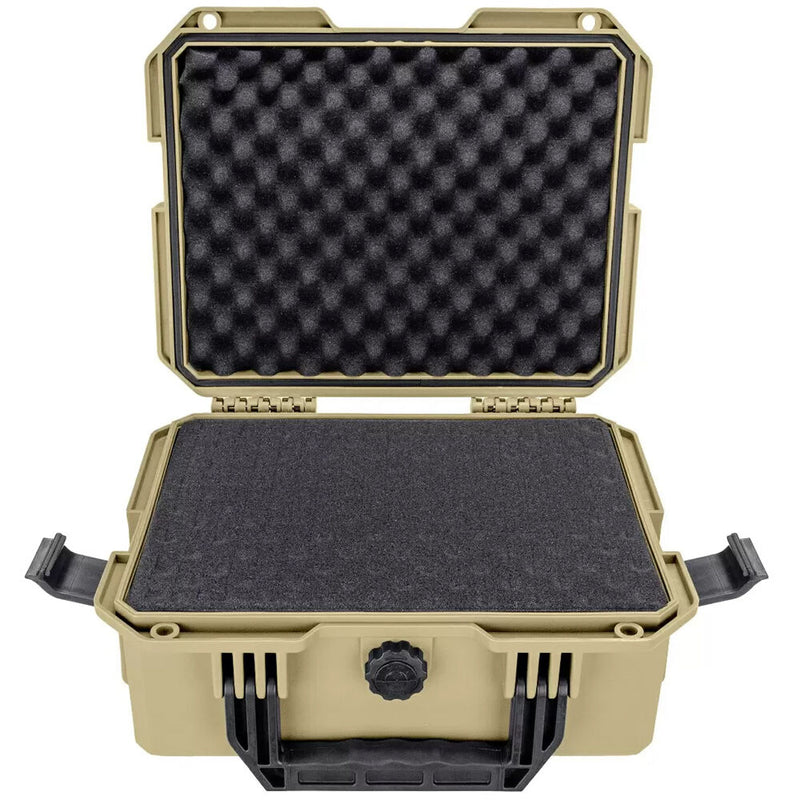 Eylar 13.8" Intact Stacker Compact Hard Case with Foam (Tan)