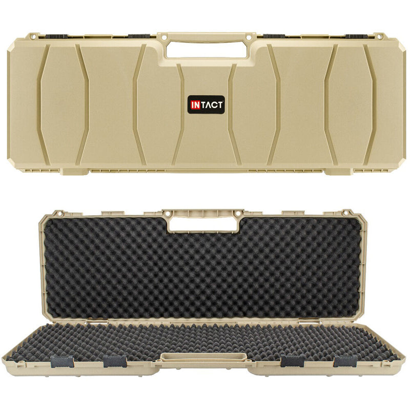 Eylar Intact Stacker Hard Shell Rifle Case with Foam (39", Tan)
