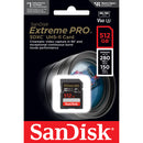 SanDisk 512GB Extreme PRO UHS-II SDXC Memory Card (5-Pack)