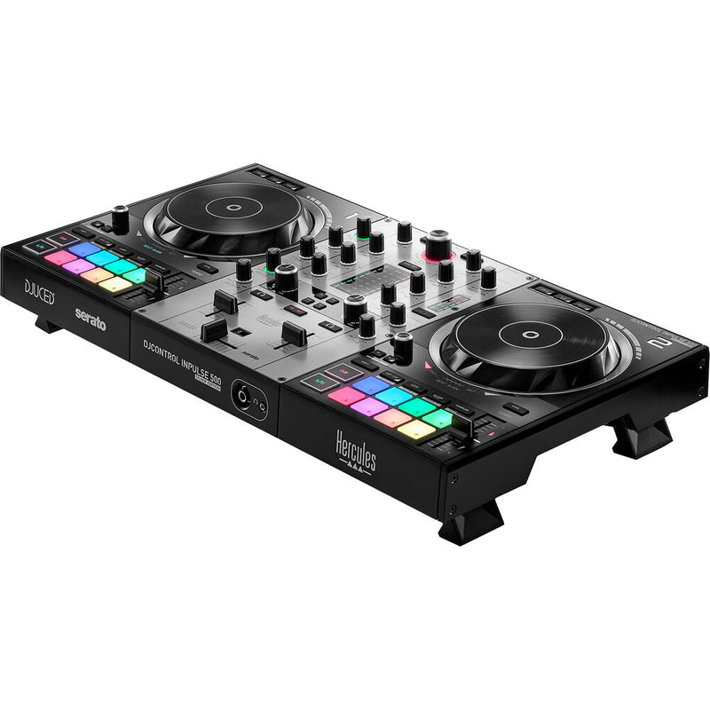 Hercules DJControl Inpulse 500 DJ Software Controller (Limited Edition Silver)