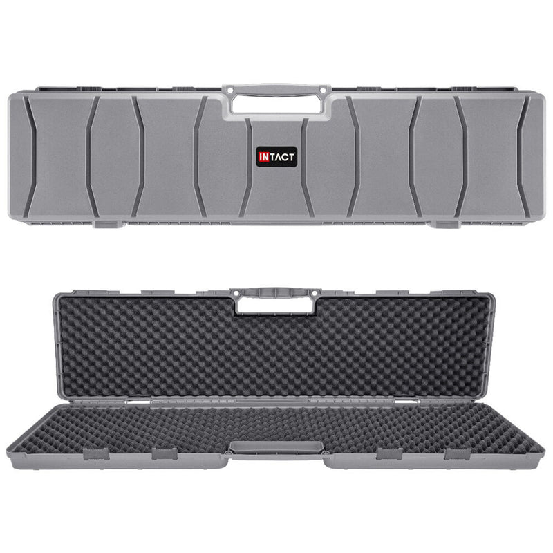 Eylar Intact Stacker Hard Shell Rifle Case with Foam (48", Gray)