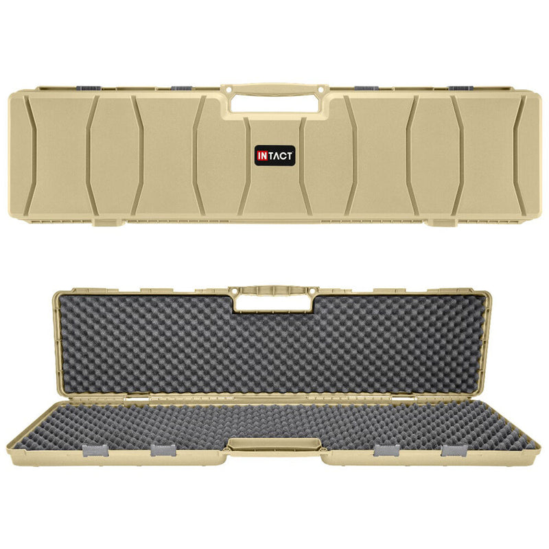 Eylar Intact Stacker Hard Shell Rifle Case with Foam (48", Tan)