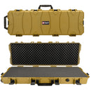 Eylar Intact Stacker Hard Shell Rifle Case with Foam (39", Brown)