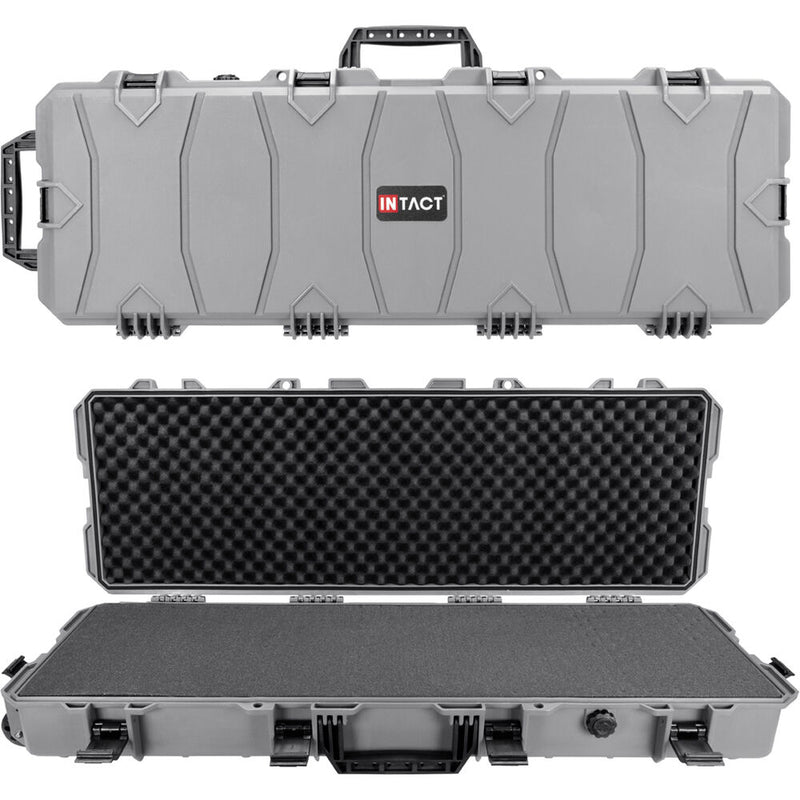 Eylar Intact Stacker Hard Shell Rifle Case with Foam (39", Gray)