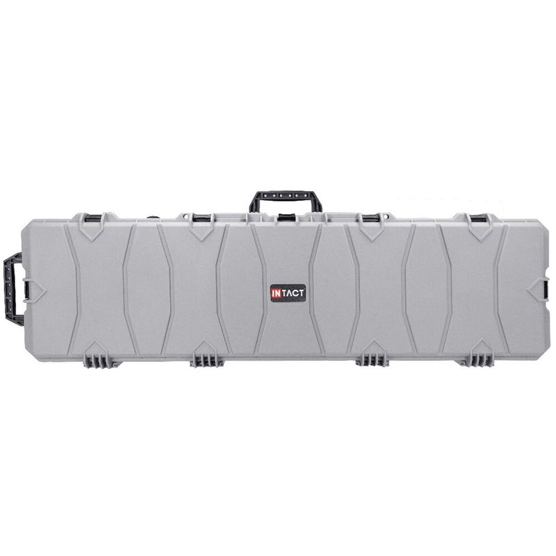 Eylar Intact Stacker Hard Shell Roller Rifle Case with Foam (54", Gray)