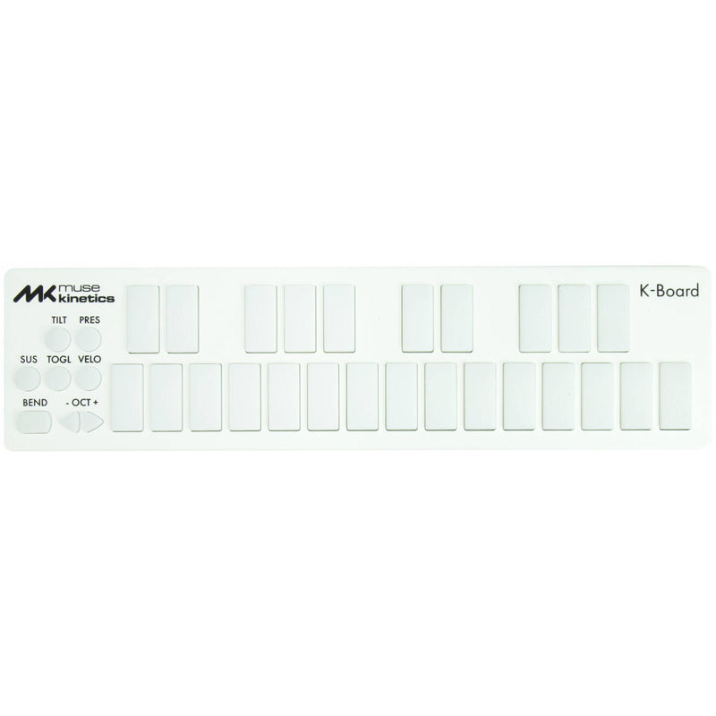 Keith McMillen Instruments K-Board-C Ultracompact USB MIDI Keyboard Controller (Snow)