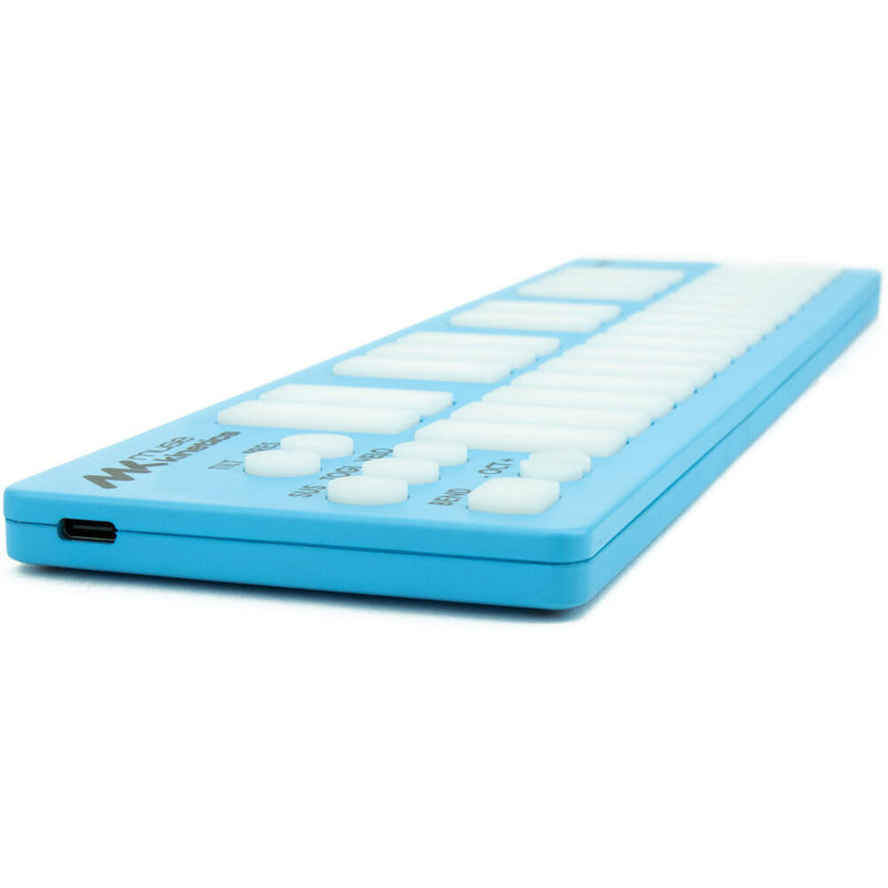 Muse Kinetics K-Board-C Ultracompact USB MIDI Keyboard Controller (Aqua)