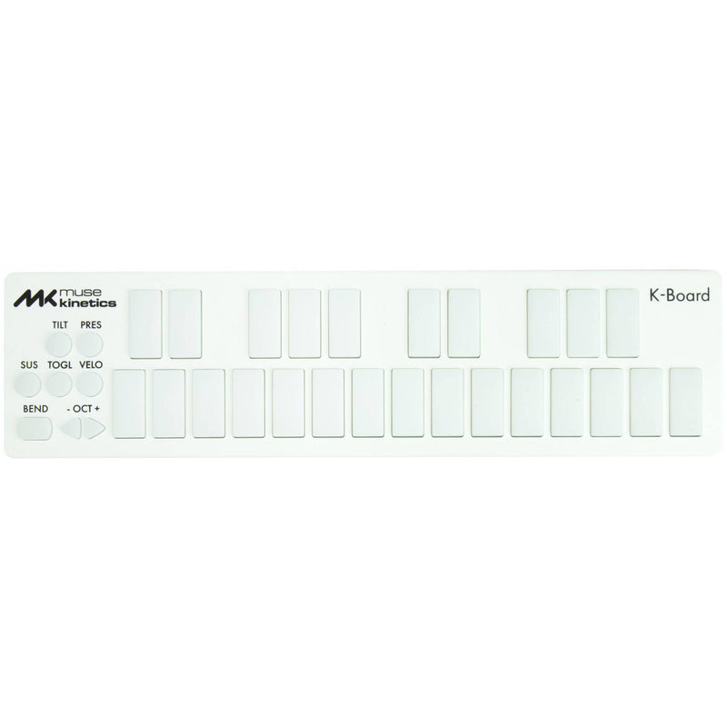 Muse Kinetics K-Board-C Ultracompact USB MIDI Keyboard Controller (Snow)