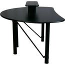 RAB Audio Prokast Three-Seater Podcast Desk with Bridge Shelf