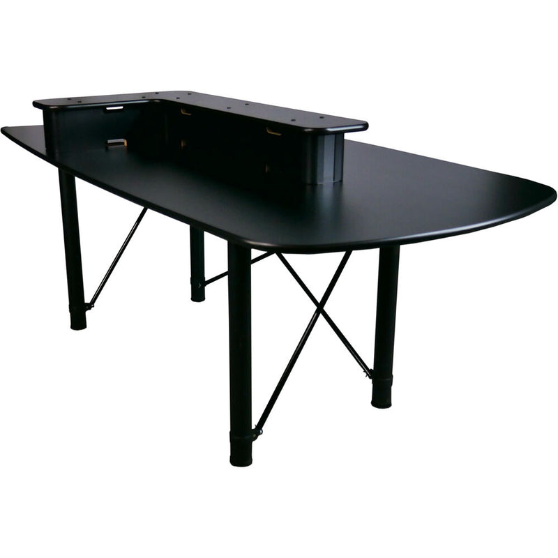 RAB Audio Prokast Five-Seater Podcast Desk with Bridge Shelf