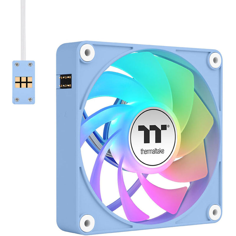 Thermaltake CT120 EX Reverse ARGB Sync PC 120mm Cooling Fan (3-Fan Pack, Hydrangea Blue)
