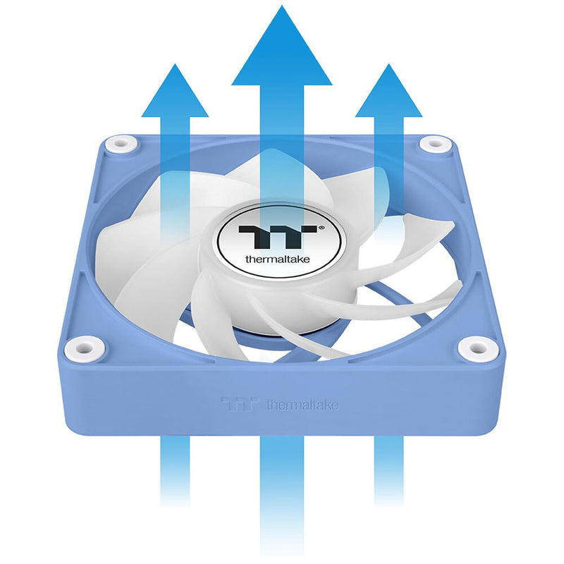 Thermaltake CT120 EX Reverse ARGB Sync PC 120mm Cooling Fan (3-Fan Pack, Hydrangea Blue)